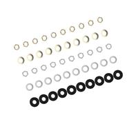 WHAMVOX 20 Set Kit Ricambi Orologi al Quarzo con Dadi e Rondelle Resistenti Accessori per Assemblaggio e Riparazione Orologi da Parete Facile Installazione DIY