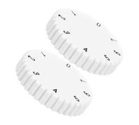 WHAMVOX 2pezzi Manopole Per Frigorifero Manopole Di Controllo Termostato Per Temperatura Freezer Facili Da Installare Regolabili e Plastica Resistente Per Gestione Precisa Della