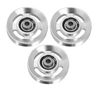 WHAMVOX 3 Pezzi Puleggia per Cavi Palestra Domestica in Lega di Alluminio da 88 MM Cuscinetto Silenzioso Accessori per Macchine da Esercizio Fitness Carrucole Resistenti per Allenamento