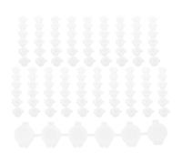 WHAMVOX 36 Pezzi Contenitore per Vernice a 6 Colori da 3ml in PE Bianco, Design a Striscia Vasetti Collegati, Stabile e Anti-ribaltamento per Pittura All'aperto e Arti Creative