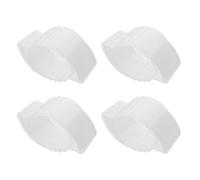 WHAMVOX 4 Pezzi Coprismaniglia Luminosa in Silicone per Pomello Porta, | Stanze Buie e Cucina, Texture Fine in Rilievo, Presa Morbida, per Anziani e Uso Quotidiano