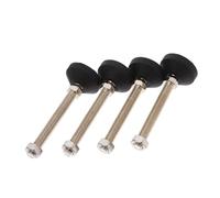 WHAMVOX 4 Pezzi Piedini Regolabili per Mobili in Nylon con Base Antiscivolo e Ammortizzante Supporto Meccanico Altezza Regolabile Øxmxmm per Attrezzature Scaffali e Linee di Produzione