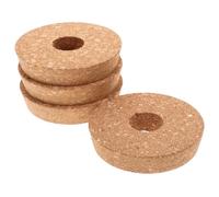 WHAMVOX 4 Pezzi Tappi in Legno per Vasi Idroponici in Vetro Fori, Facili da Curare e Ventilazione Adeguata per Piccoli Spazi e Mensole