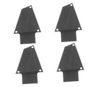 WHAMVOX 4pezzi Coperture Regolazione Truss Rod in Plastica Per Accessori Basso e Chitarra Elettrica Design Ergonomico Compatto e Resistente Ricambio Pratico Per Manico Instrumenti Musica