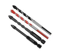 WHAMVOX 4pezzi Punte Per Trapano Per e Calcestruzzo Punte Resistenti Per Forare Piastrelle e Muratura Elettrici Per