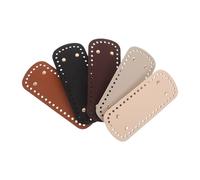 WHAMVOX 5 Pezzi Fondi per Borse in Pelle Pu Forma Ovale, Design Robusto e Versatilità DIY per Rinforzo Borse a Mano per Uscite Quotidiane e Occasioni Speciali