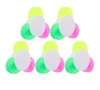 WHAMVOX 5pezzi Penne Fluorescenti Petali Multicolori Evidenziatori Compatti per Scrittura Disegno e Codifica Colori per Scuola e Ufficio