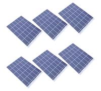 WHAMVOX 6 Fogli Adesivi di Pannelli Solari Blu per Modellismo con Retro Autoaderente, Ideali per Modelli di Pianificazione Urbana e Scenari Architettonici
