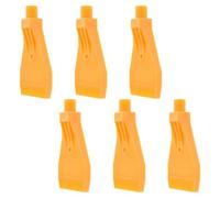 WHAMVOX 6 Pezzi Ugello Piatto per Soffio Aria in Plastica Gialla per Tubi | Apertura Ampia, Montaggio Semplice, Leggero e Portatile per Kit Auto e Uso Esterno