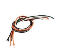 WHAMVOX 8pezzi Cavo per Chitarra Pushback da Cavi Intrecciati in Ottone Pre-stagnato da Piede Sostituzione del Cablaggio Accessori per Cablaggio senza Saldatura per Chitarra Elettrica