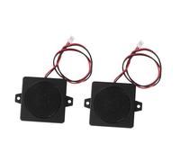 WHAMVOX Altoparlante Mini 5w 4ohm 2 Pezzi Audio Full-range con Amplificatore Interno per Progetti DIY e Macchine Pubblicitarie Nero in Plastica e Metallo