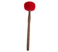 WHAMVOX Bacchetta Legno Per Ciotola Cantante Tibetana Mallet Per Meditazione e Yoga Accessorio Per Sonora Design Ergonomico e Leggero Colore Rosso Misura Media