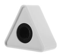 WHAMVOX Bandiera Bianca Triangolare Microfono in e Plastica Abs, Resistente Facile Trasportare Design Semplice e Pratico da Microfoni da Professionali