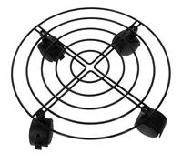 WHAMVOX Base Mobile per Bombola di Gas in Ferro con Ruote Frenanti Supporto Stabile per Bombole da 27 CM Carrello Portabombola per Uso Interno ed Esterno