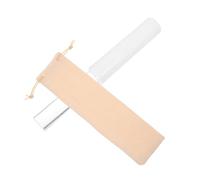 WHAMVOX Bastoncino Acrilico Portatile per Ciotola Sonora Tibetana, Accessorio Sicuro e Semplice per Rilassamento e Doni Spirituali, Lavorazione Bianco