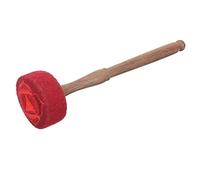 WHAMVOX Bastone Per Ciotola Sonora Buddha Nepalese in Legno 28 Cm Rivestimento in Velluto Rosso, Mazza Per Ciotola Tibetana Da Meditazione e Yoga, Accessorio Per Riduzione Stress e Pratiche Meditative