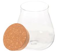 WHAMVOX Bottiglia Materiale Spesso Resistente per Micro Paesaggi in Vetro Tappo in Sughero e Design Creativo per Decorazioni Fai da Te e Casa
