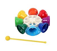 WHAMVOX Campane Colorate Toni Per Strumento Musicale Educativo Per Scuole Materne e Attività Didattiche Aiuto Per Sviluppare Coordinazione e Percezione Del Suono