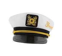 WHAMVOX Cappello Capitano Uomo Comfort per Addio Celibato e Feste in Yacht Design Marittimo Accattivante per Eventi Tema e Crociere