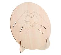 WHAMVOX Cartello Annuncio Legno Inciso per Porta Braccialetti Ospedalieri e Targa di Nascita Decorazione per Shower e maternità Gestione Identificazione