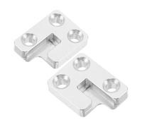 WHAMVOX Cerniera Ammortizzata in Acciaio per Coperchio Pianoforte Verticale, Set 1 Paio Accessori Supporto Lento Chiusura per Strumenti Musicali, Ricambio Facile Installazione