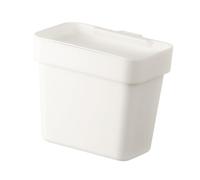 WHAMVOX Cestino Porta Rifiuti da Parete con Coperchio Secchio Spazzatura Appeso per Porta Armadio Contenitore Raccolta Differenziata Compatto per Cucina Bagno e Camera Design Moderno e