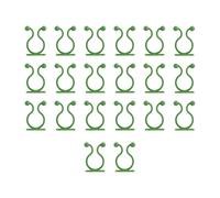 WHAMVOX Clip Ganci in Plastica Verde 80 Pezzi per Piante Rampicanti Autoadesive per Fissaggio Parete, Supporto Semplice da Installare per Decorare Casa