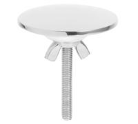 WHAMVOX Copriforo in Metallo per Foro Lavandino Struttura Filettata Lunga, Tappo per Lavabo Cucina e Bagno, Adatto per Fori da 11 a 45 MM, Uso Domestico e Professionale