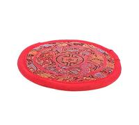 WHAMVOX Cuscino Per Ciotola Tibetana Buddista Da 10 Cm Rosso Realizzato in Nepal Robusto E Bellissimo.
