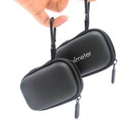 WHAMVOX Custodia Rigida Materiale Eva e Pu, Fibbia e Portachiavi Design a Cerniera per Pulsossimetro per Viaggi di Lavoro e Uso Domestico