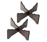 WHAMVOX Espositore Tamburo Lingua Treppiede Supporto per Serbatoio Staffa Eterea Supporto per Rullante Esposizione Handpan per Tamburo Lingua Professionale Marrone Scuro Design Regolabile