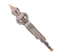 WHAMVOX Hulusi Cinese in B Flauto Triplo Tono Rameplaccato per Principianti Strumento Fiato Tradizionale per Studenti Pratica Musicale e Festival Culturali