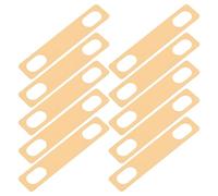 WHAMVOX Kit 10 Pezzi Spessori per Manico Chitarra in Metallo e Plastica Guarnizione di Sollevamento per Basso Elettrico e Chitarra Acustica Regolazione Angolazione e Altezza Manico