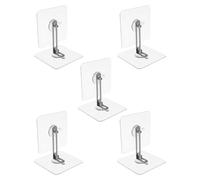 WHAMVOX Kit in Inossidabile e Acrilico Mobili per 5 Set Ancoraggi Adesivi Fissaggio Efficiente per Sicurezza su Mobili come Tv e Scarpiere