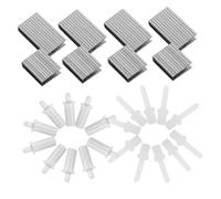 WHAMVOX Kit Riparazione Persiane con Spilli in e Plastica Pin Sostituzione Resistenti e Flessibili per Riparare Danneggiate o Mancanti