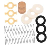 WHAMVOX Kit Riparazione Tromba Parti di Ricambio Molla Rondella in Paracolpi Accessori per Manutenzione Strumenti a Fiato Sostituzione Pulsanti Adatto Musicisti