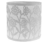 WHAMVOX Lampada in Ferro Traforato con Paralume Gabbia Vintage Copertura Protettiva per Lampadina Diffusore Luce Calda per Lampad Tavolo Terra Design Floreale Creativo per Interno Elegante