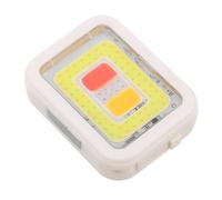 WHAMVOX Luce a Clip LED per Corsa Notturna Ricaricabile, Torcia Leggera Beige modalità Multiple, Sicurezza Mani Libere per Jogging, Camminate e Ciclismo all’Aperto