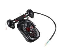 WHAMVOX Motorbike Taillight Decorativo Skull Indicatore e Posteriore Per Consumo Resistente