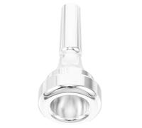 WHAMVOX Mouthpiece per Cornetta in Ottone Placcato Argento, Accessorio Musicale Elegante per Principianti, Amplifica il Suono e Migliora le Prestazioni Colore Casuale