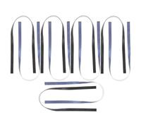 WHAMVOX Nastro Protezione Bordi Racchetta da Ping Pong 0,8 Cm, Set 10 Pezzi Nero e Blu, Pellicola Protettiva Pu per Telaio, Accessorio Tennis Tavolo per Allenamento e Competizioni