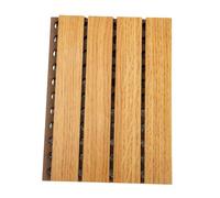 WHAMVOX Pannello Acustico in Legno a Scanalature, Isolamento e Assorbimento del Suono, Riduce gli Echi, Decorazione per Home Theater e Stanze Medie e Piccole