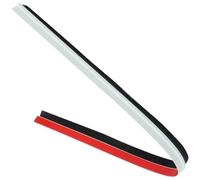 WHAMVOX Paraspifferi per Porte Interne Spazzola in Pvc e Lega di Alluminio, Riduce Rumore e Dispersione di Calore, Adatto per Porte di Casa Bianco Regolabile