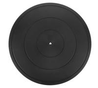 WHAMVOX Piattaforma Girevole 40cm per Ceramica in Plastica Nera | Rotazione a 360 Gradi, Base Stabile, Doppio Lato Girevole, Strumento Manuale per Scultura