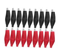 WHAMVOX Pinze Coccodrillo Isolate 48 Pezzi con Cappucci Protettivi in PVC, Utilizzabili per Test di e Manutenzione Veicoli