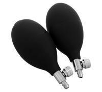 WHAMVOX Pompa pressione manuale 2 pezzi in PVC con valvola di rilascio aria per gonfiaggio di dispositivi nasali e cuscini gonfiabili in ospedali