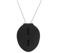 WHAMVOX Porta Badge in Pelle Pu Resistente e Leggero Clip da Cintura in Lega di Alluminio, Custodia Protettiva per Carte di Credito e Tessere da Lavoro 10x7,5cm