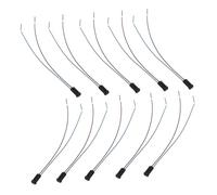 WHAMVOX Portalampada Set da 10 Pezzi in Plastica Resistente a Bassa Tensione G4 Cavo Rivestito da 20 Cm Portalampada per Lampada G4 per Illuminazione Domestica e Professionale