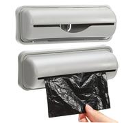 WHAMVOX Scatola Immagazzinaggio Del Della Spazzatura Organizzare Potere Portasacco Della Spazzatura Dell'armadio Grigio Chiaro Plastica