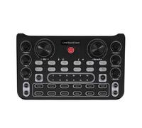 WHAMVOX Scheda Audio Live Compatta Desktop per Karaoke Portatile Mixer Audio Esterno per Streaming Registrazione e Gaming con Funzione di Tuning Preciso per Uso Professionale